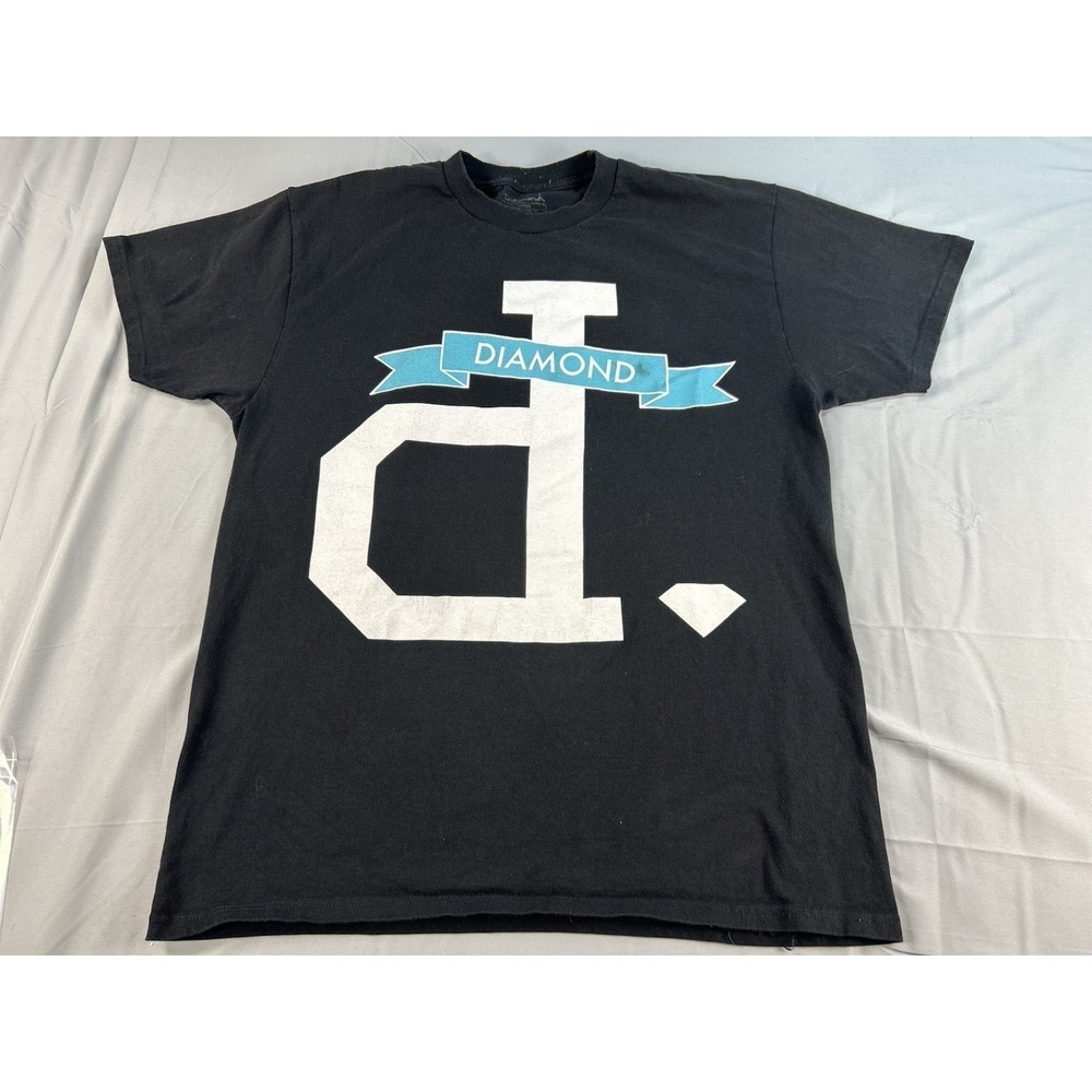 Diamond Supply Co Mens L Black Graphic Skate T Shirt